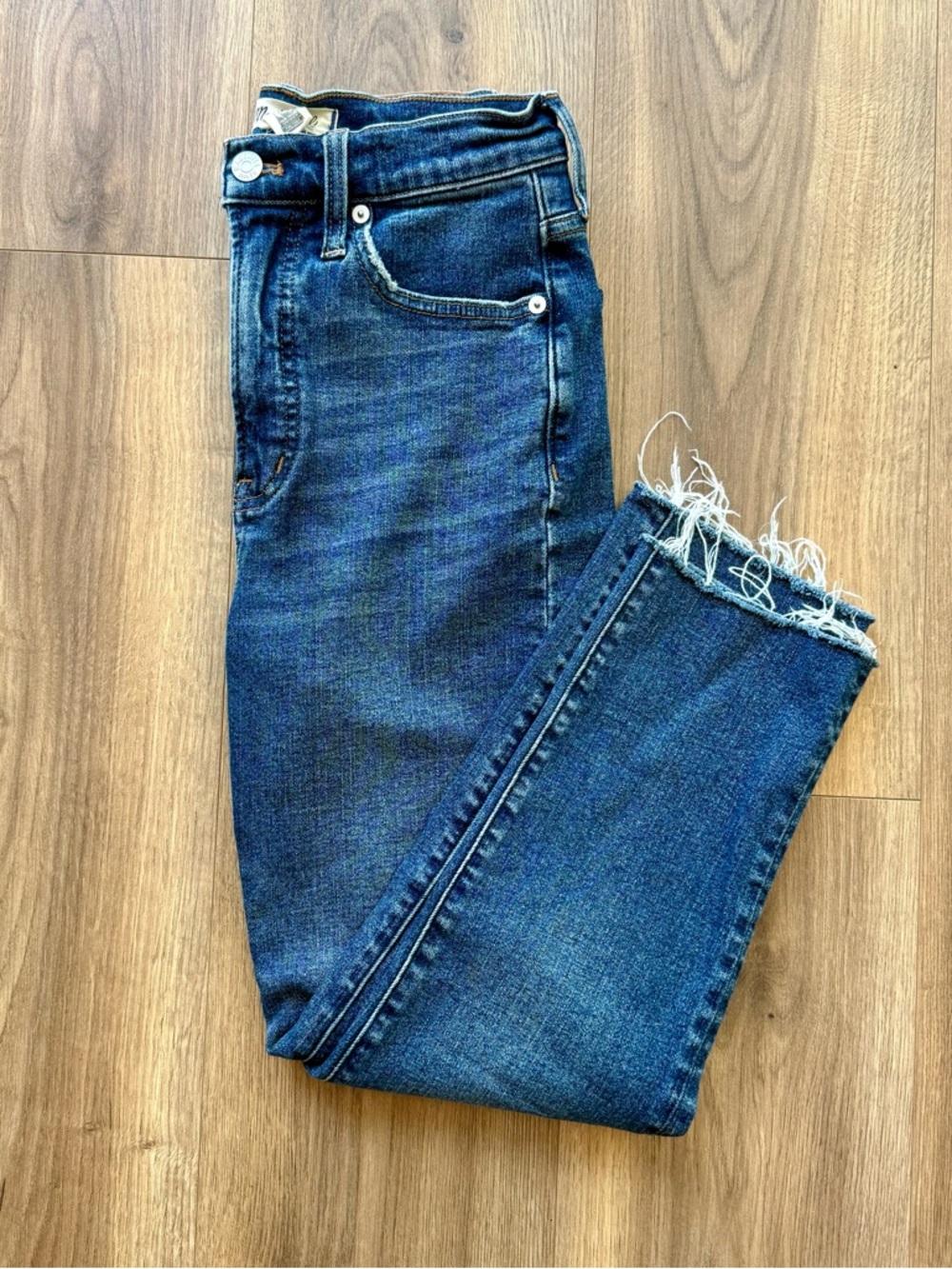 Madewell Perfect Vintage Jean with raw hem